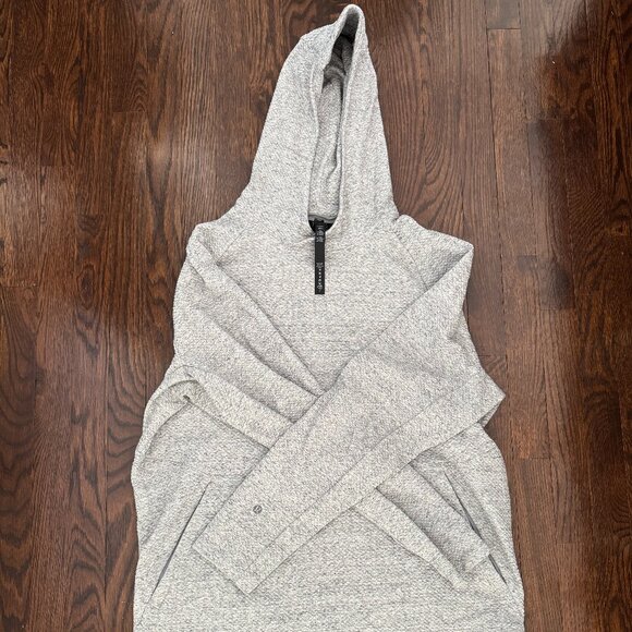 Lululemon Men's XL Hoodie Heathered Medium Grey/Black - Picture 1 of 2